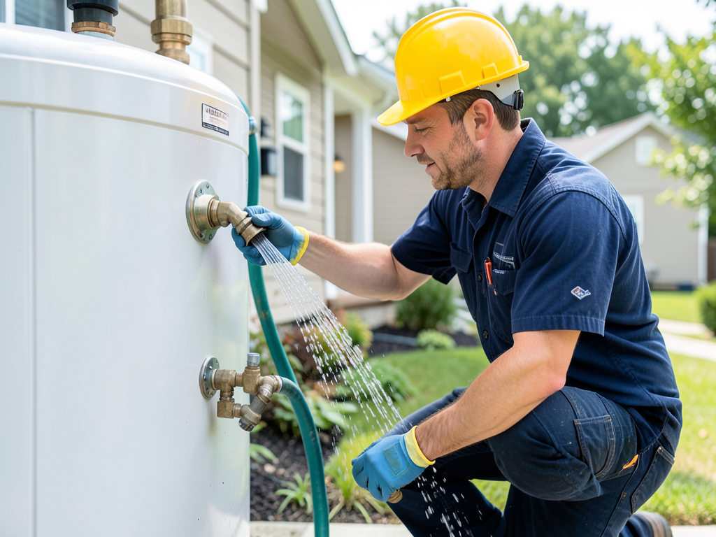 How to safely flush your traditional water heater