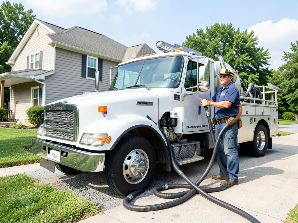 Professional septic tank pumping and maintenance i
